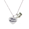 silver Cheer Captain Necklace
