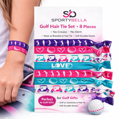 Golf Girl Hair Ties