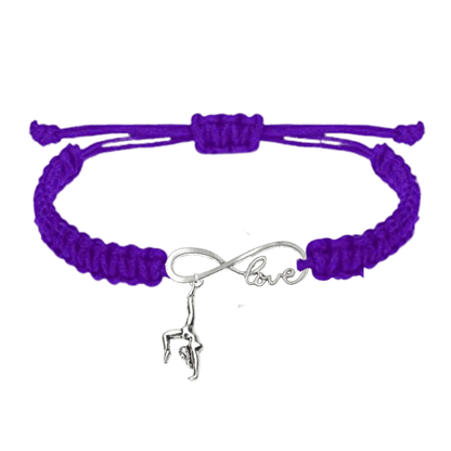 Purple Gymnastics Rope Bracelet 