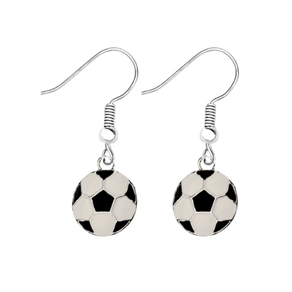 Soccer Ball Earrings