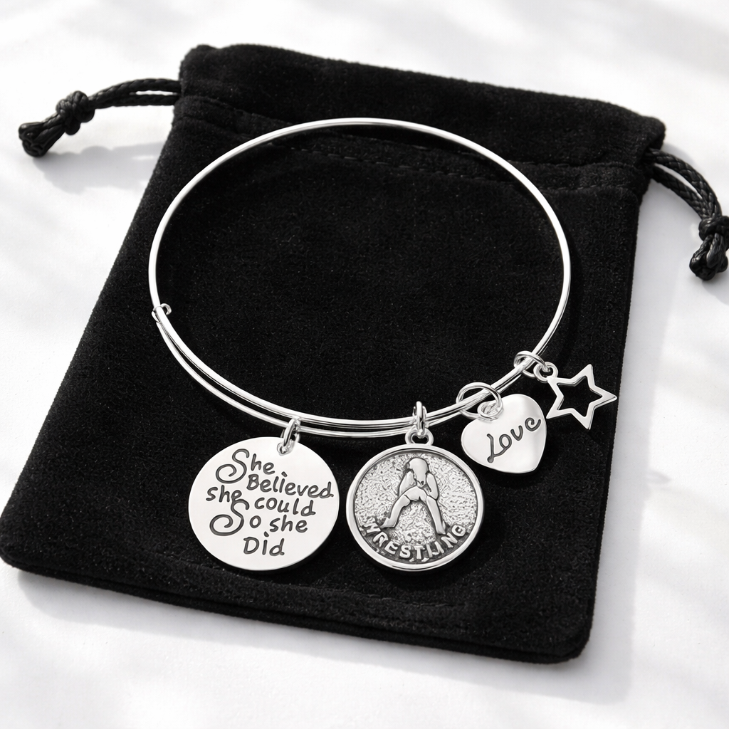 Wrestling Bracelet - She Believed She Could