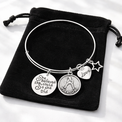 Wrestling Bracelet - She Believed She Could