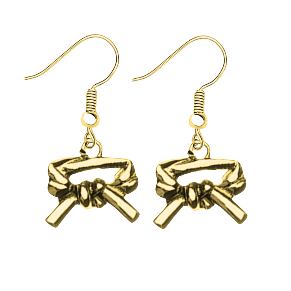 Martial Arts Belt Earrings