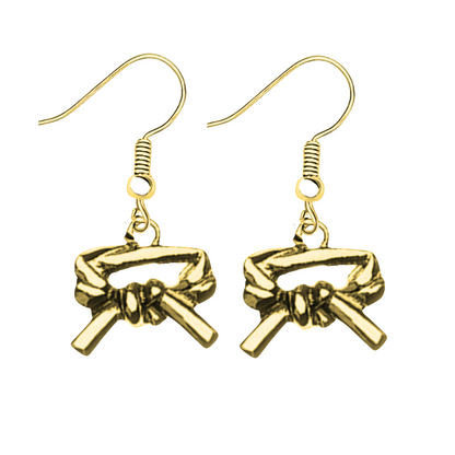 Martial Arts Belt Earrings