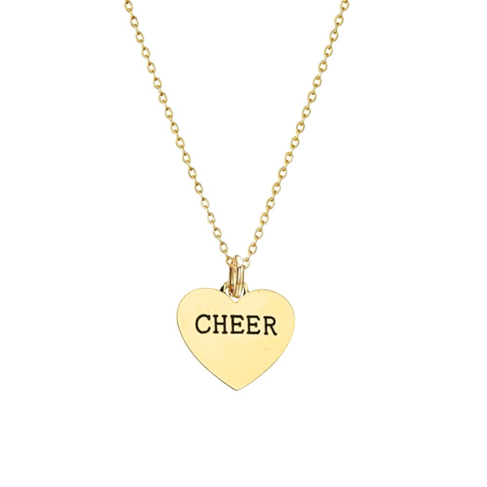 Cheer Heart Necklace - Pick Color