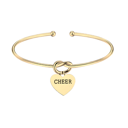 Gold Cheer Adjustable Knot Bracelet- Pick Style