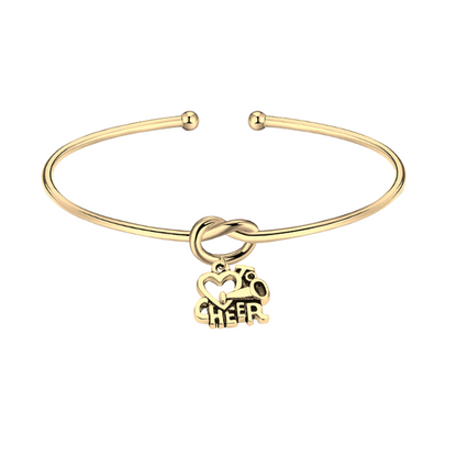 Gold Cheer Adjustable Knot Bracelet- Pick Style