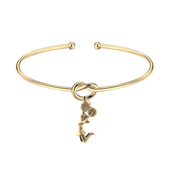 Gold Cheer Adjustable Knot Bracelet- Pick Style