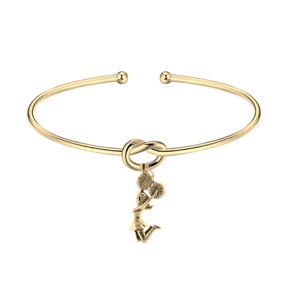 Gold Cheer Adjustable Knot Bracelet- Pick Style