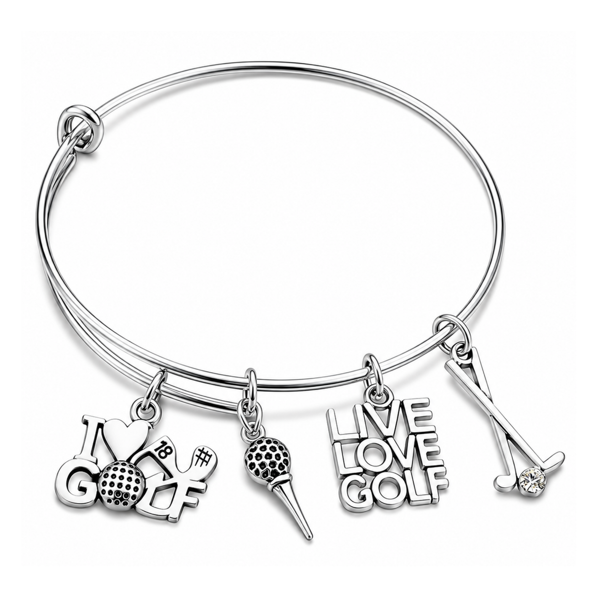 Golf Bangle Bracelet