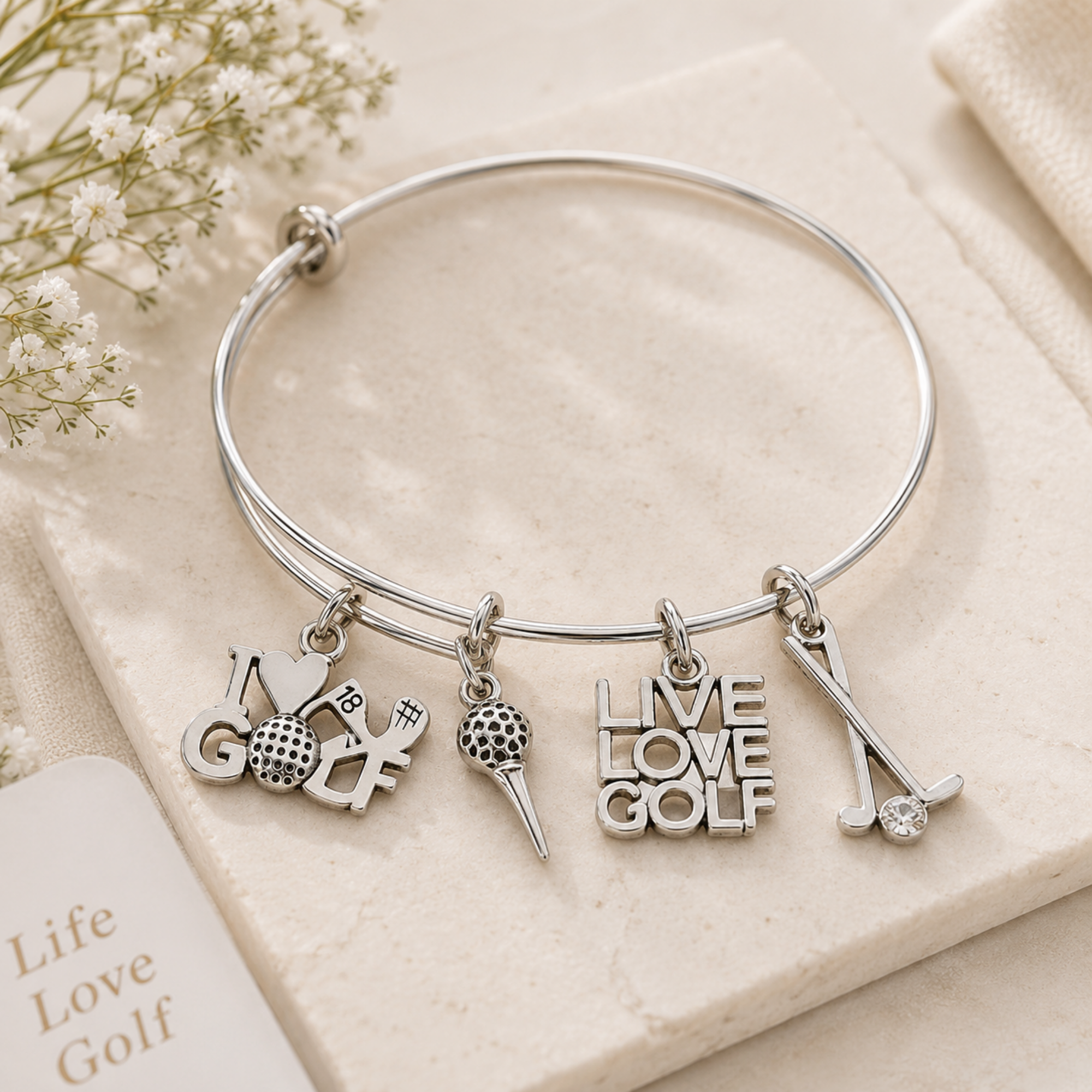 Golf Bangle Bracelet