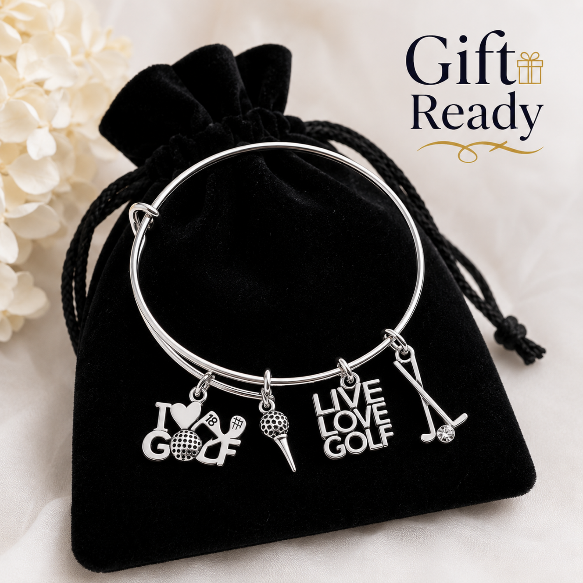 Golf Bangle Bracelet