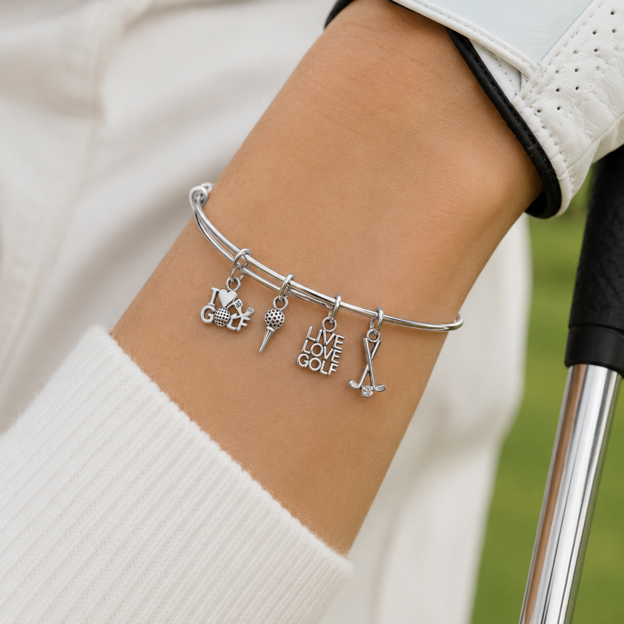 Golf Bangle Bracelet