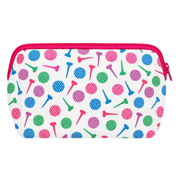 Golf Ball Cosmetic Bag