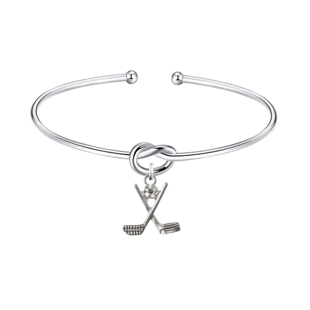 Golf Knot Charm Bracelet