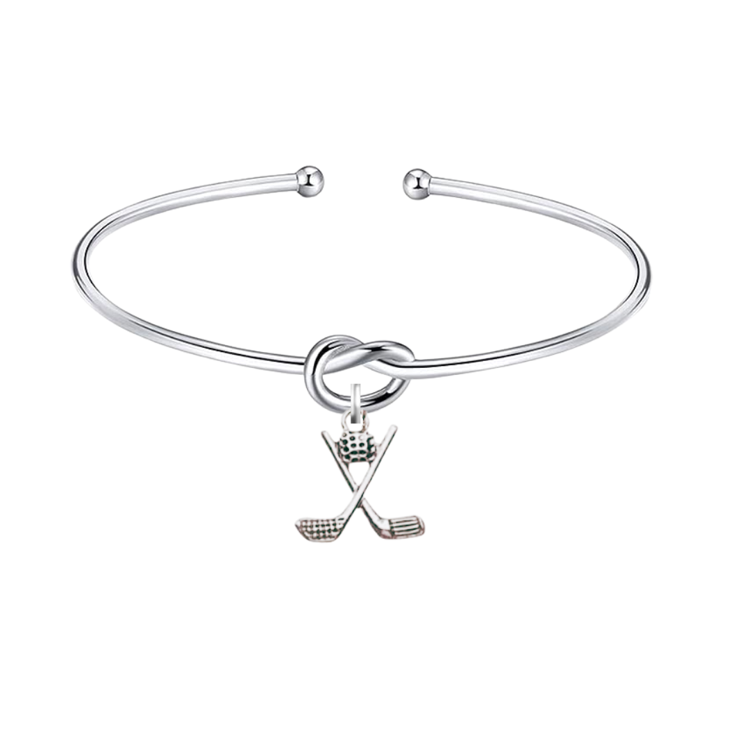 Golf Knot Charm Bracelet