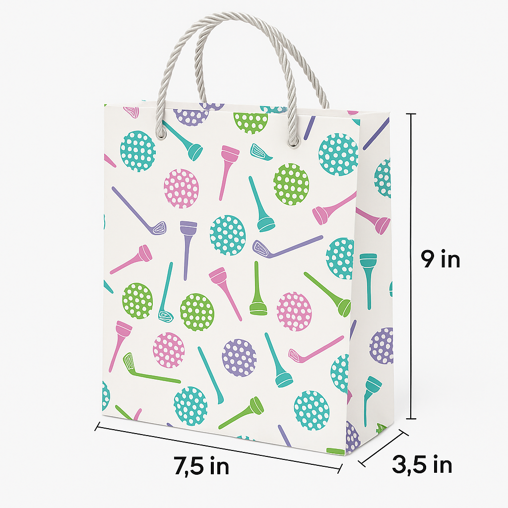 Golf Ball Gift Bag
