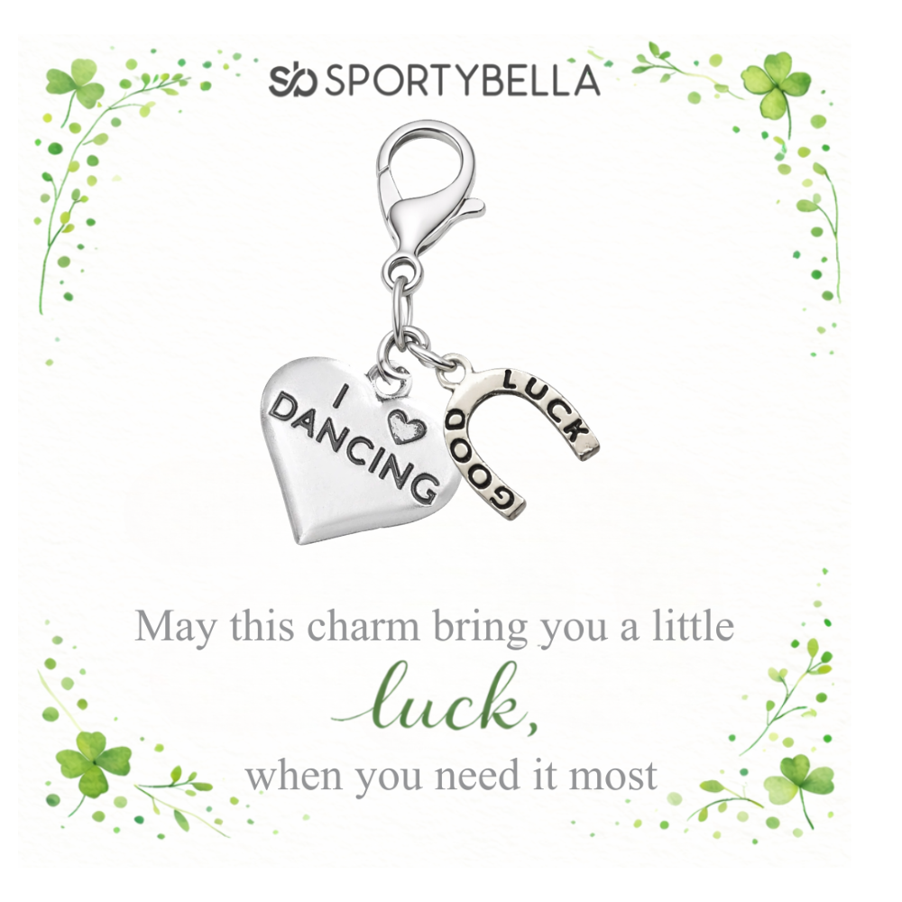 Sports Lucky Horseshoe Clip On Charm