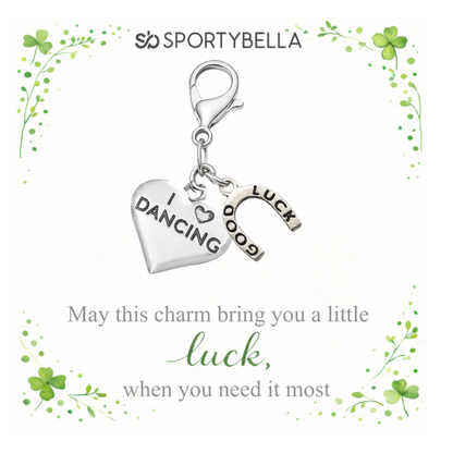 Sports Lucky Horseshoe Clip On Charm