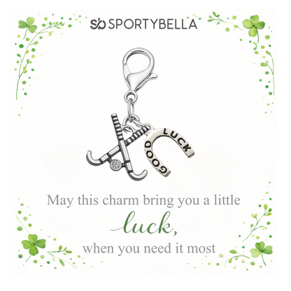 Sports Lucky Horseshoe Clip On Charm
