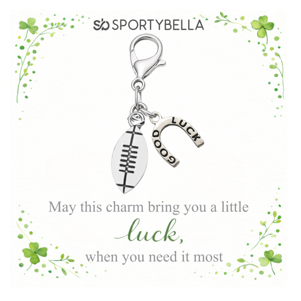 Sports Lucky Horseshoe Clip On Charm
