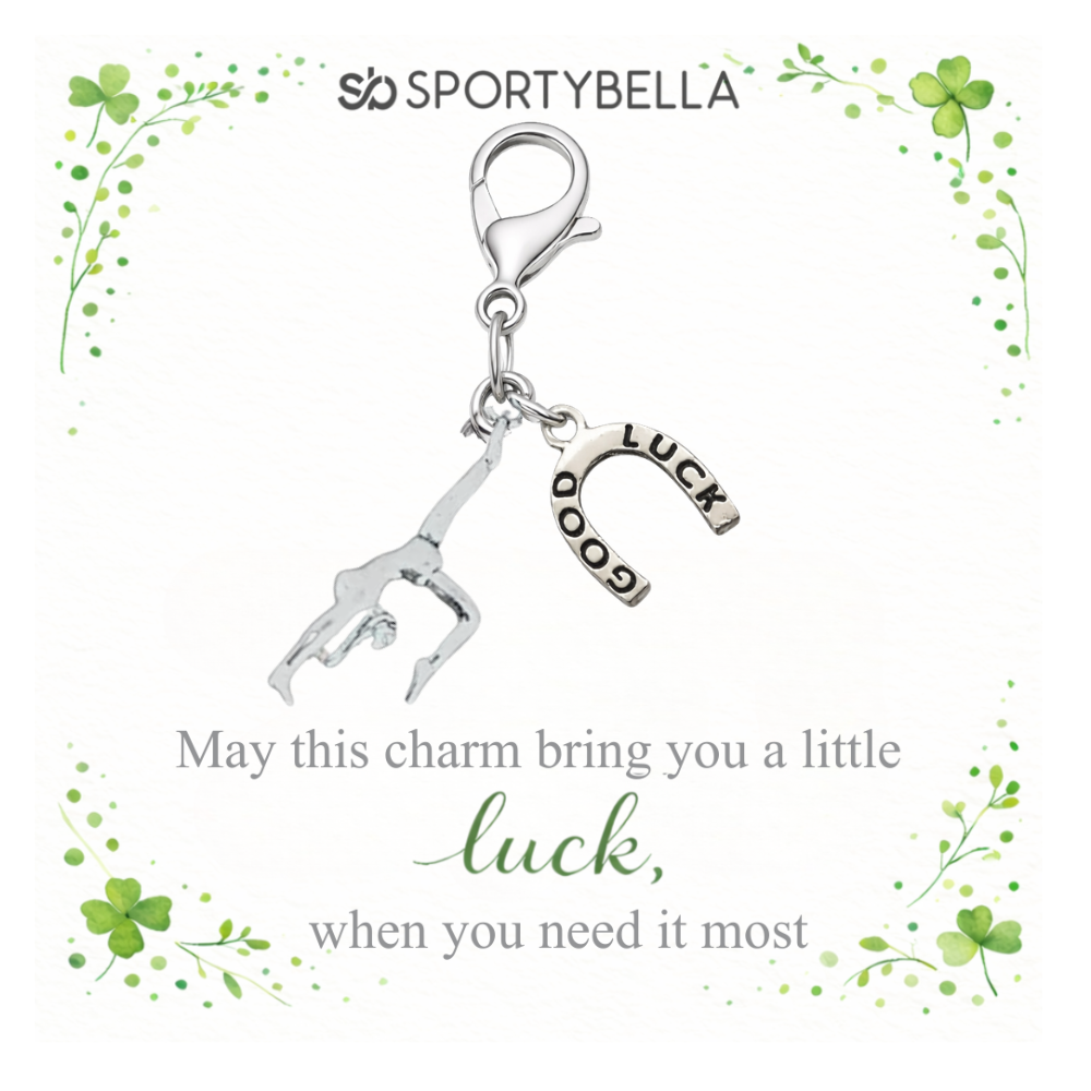 Sports Lucky Horseshoe Clip On Charm