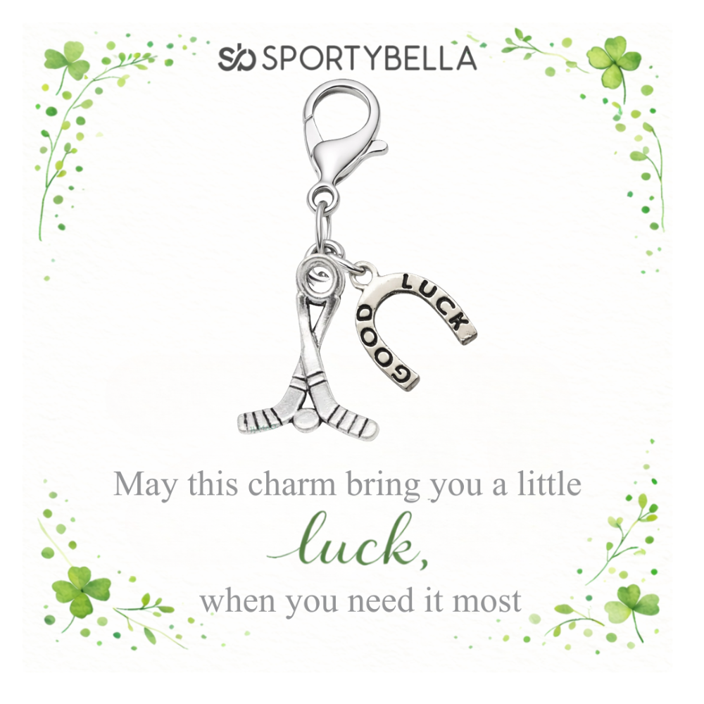 Sports Lucky Horseshoe Clip On Charm