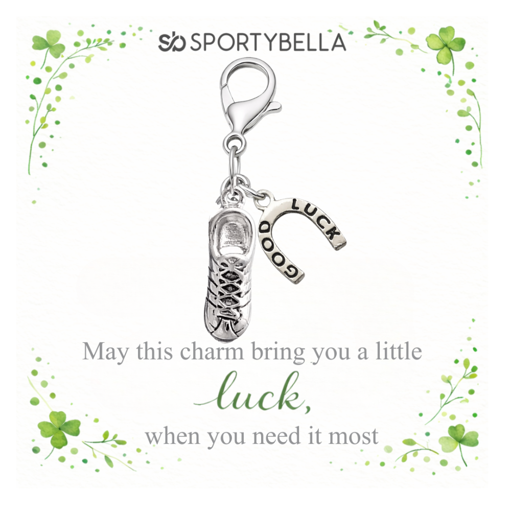 Sports Lucky Horseshoe Clip On Charm