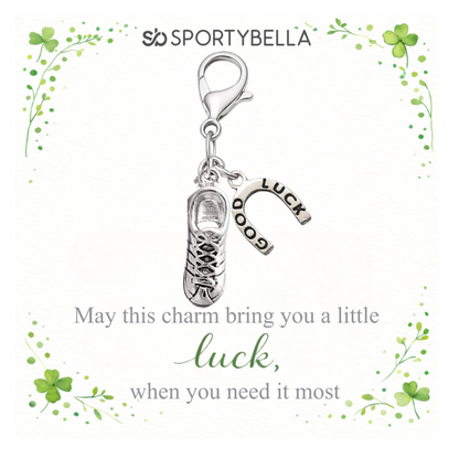 Sports Lucky Horseshoe Clip On Charm