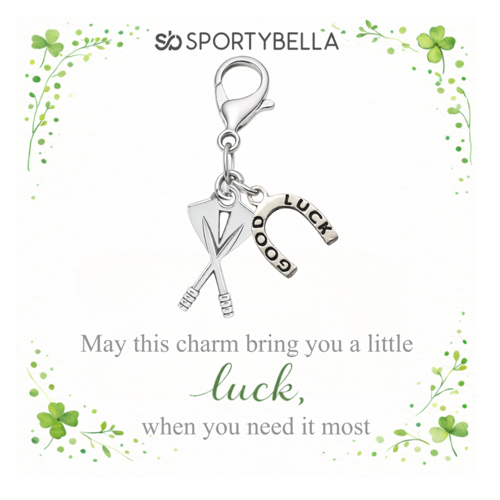 Sports Lucky Horseshoe Clip On Charm