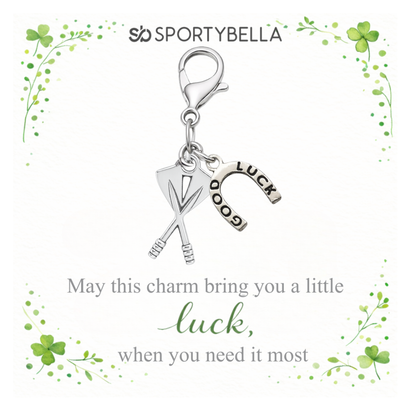 Sports Lucky Horseshoe Clip On Charm