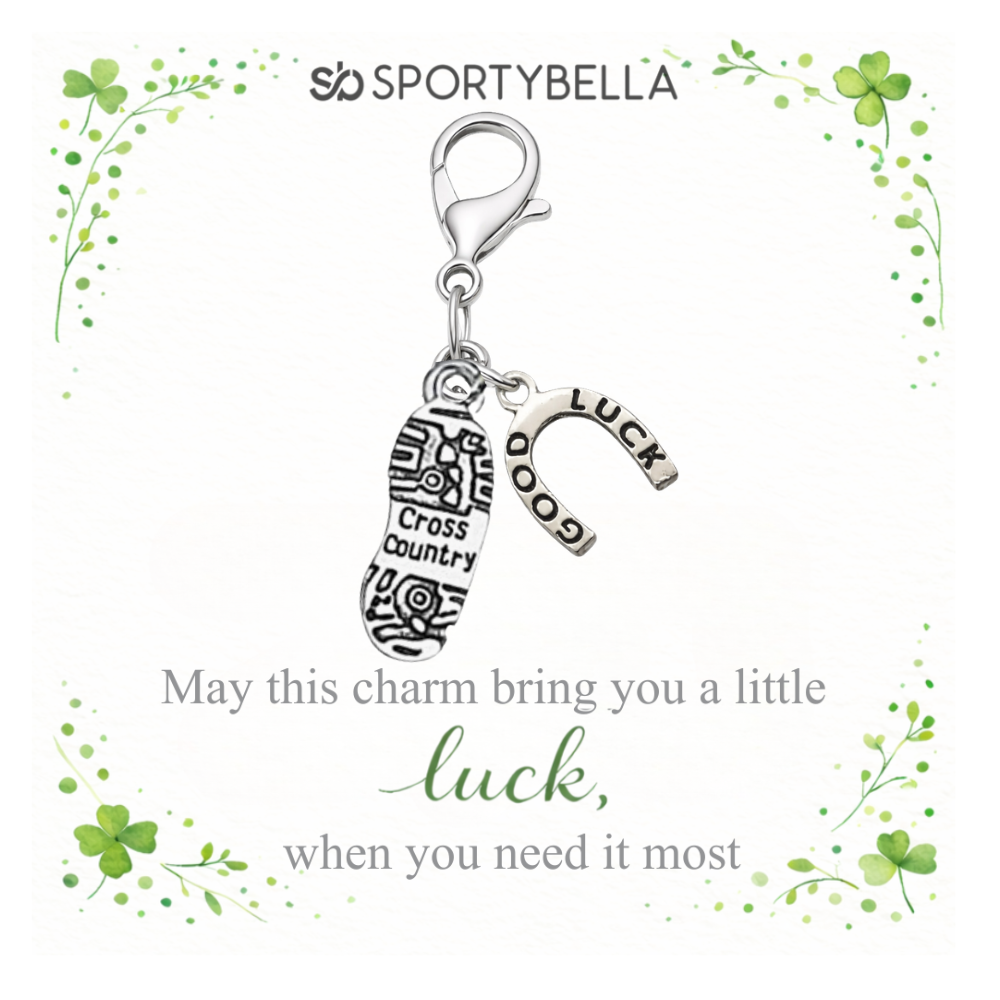 Sports Lucky Horseshoe Clip On Charm
