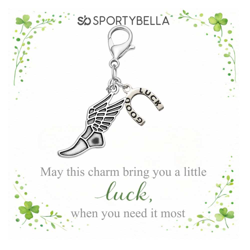 Sports Lucky Horseshoe Clip On Charm