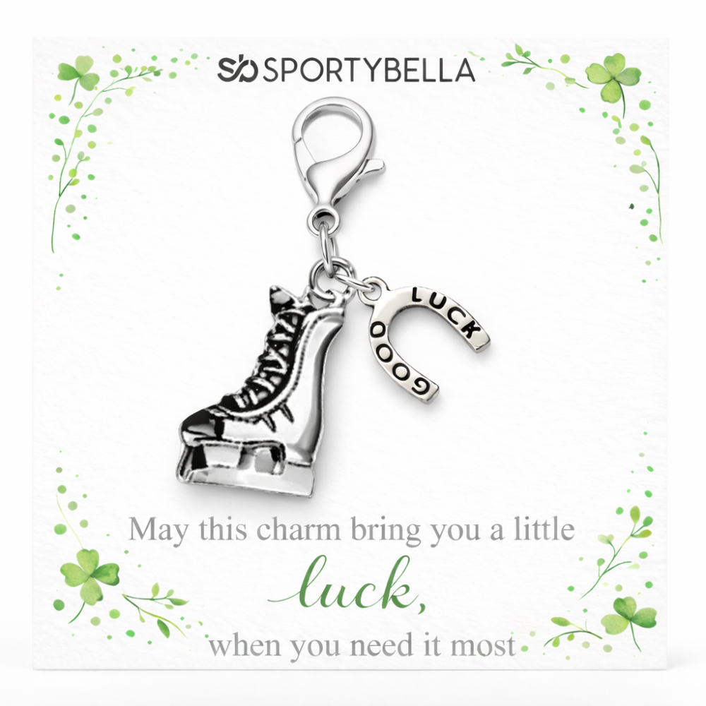 Sports Lucky Horseshoe Clip On Charm