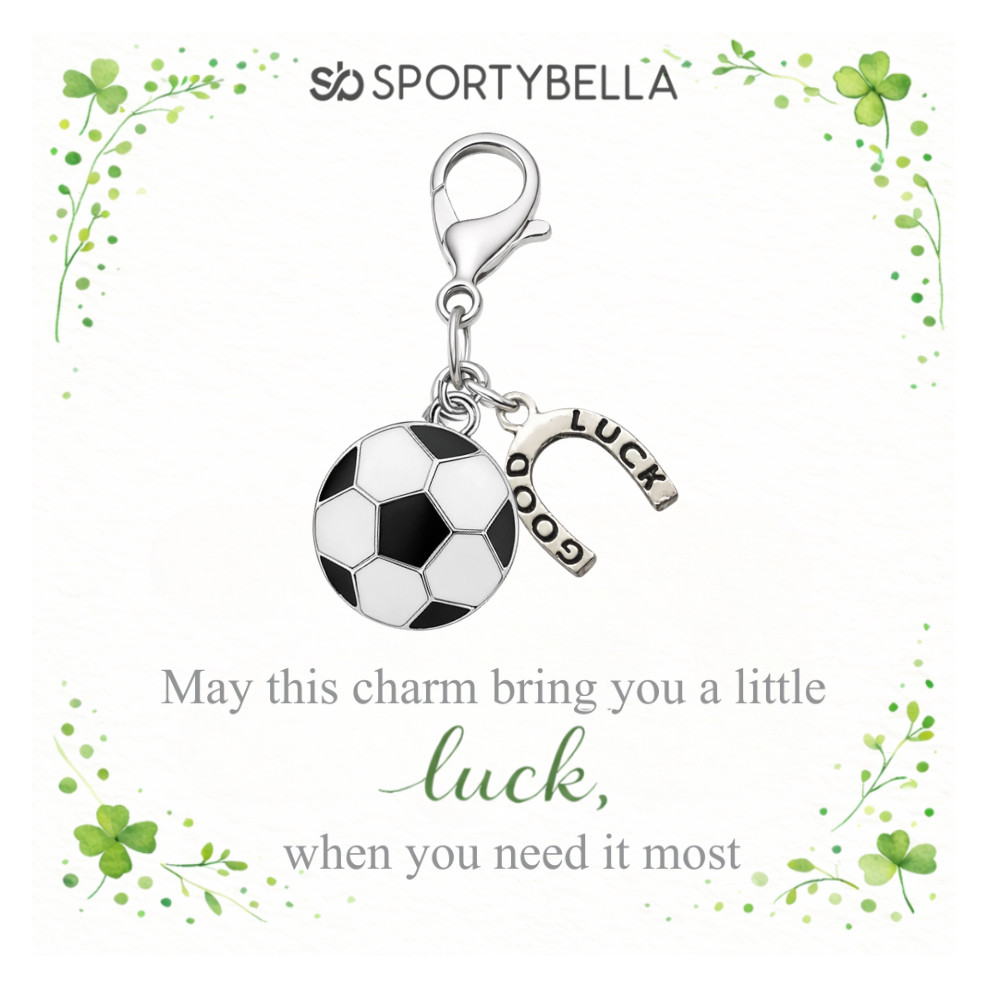 Sports Lucky Horseshoe Clip On Charm