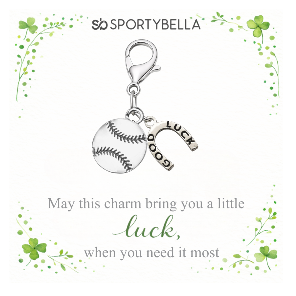 Sports Lucky Horseshoe Clip On Charm