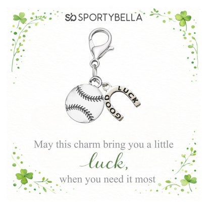 Sports Lucky Horseshoe Clip On Charm