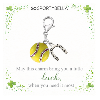 Sports Lucky Horseshoe Clip On Charm
