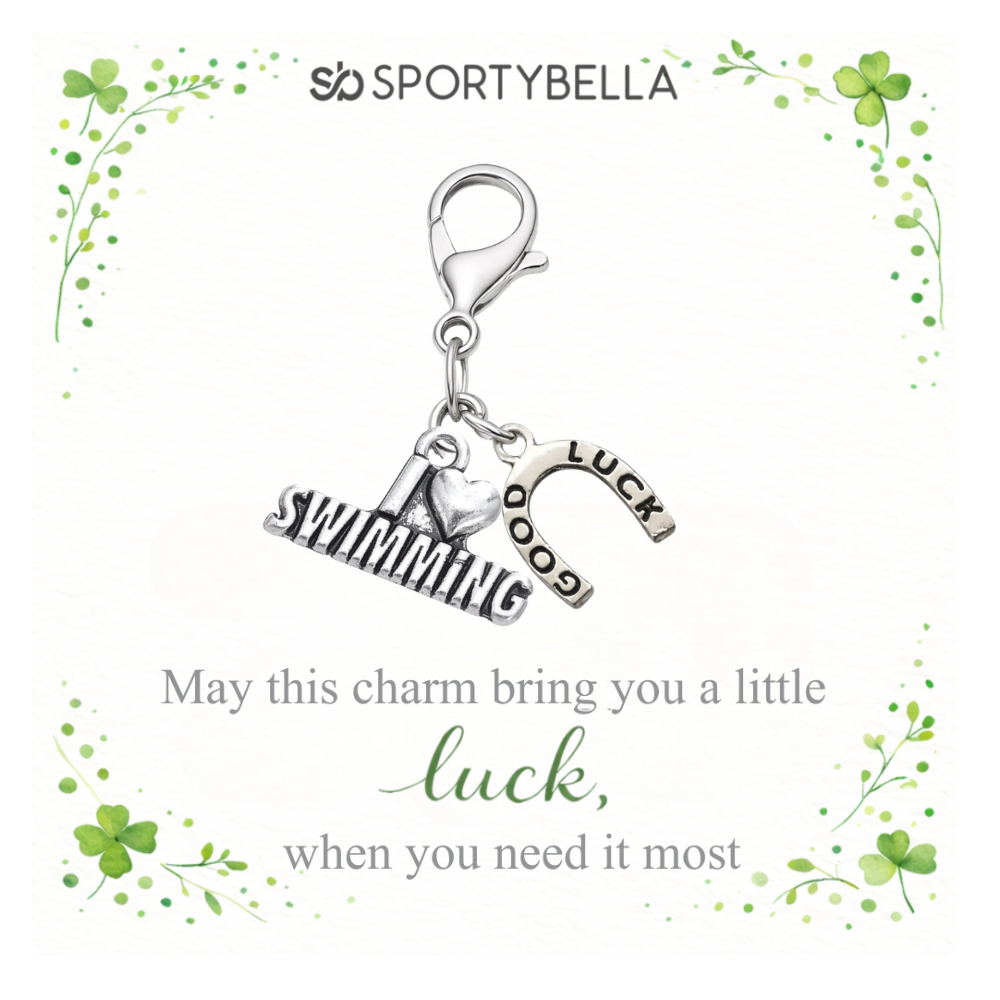 Sports Lucky Horseshoe Clip On Charm