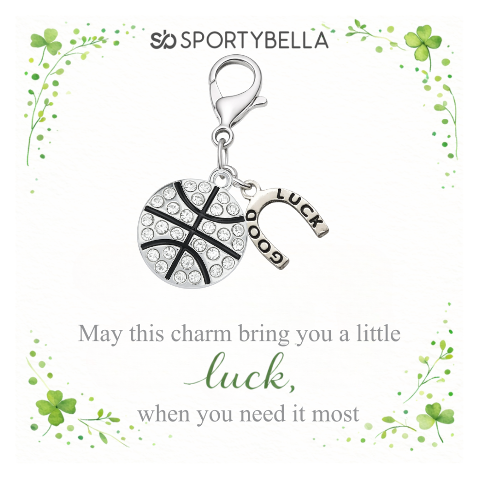Sports Lucky Horseshoe Clip On Charm