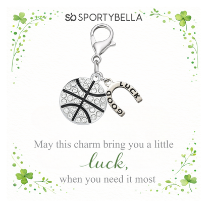 Sports Lucky Horseshoe Clip On Charm
