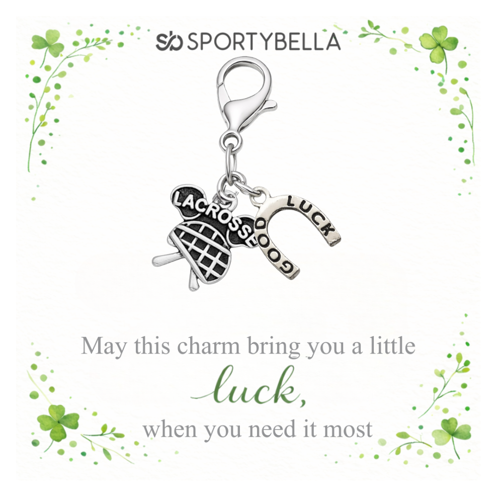 Sports Four Leaf Clover Lucky Clip on Charm