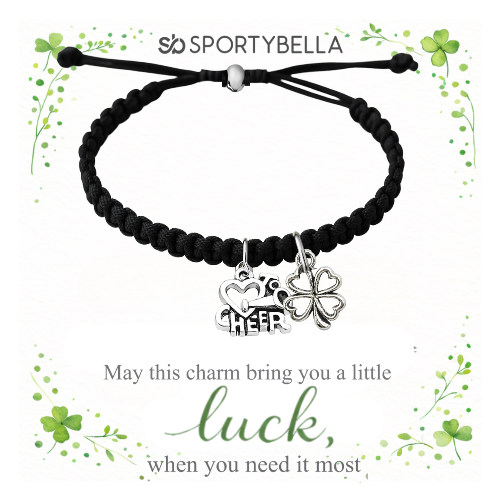 Sports Lucky Clover Rope Bracelet