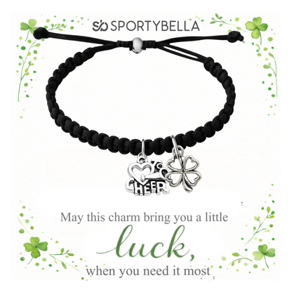 Sports Lucky Clover Rope Bracelet