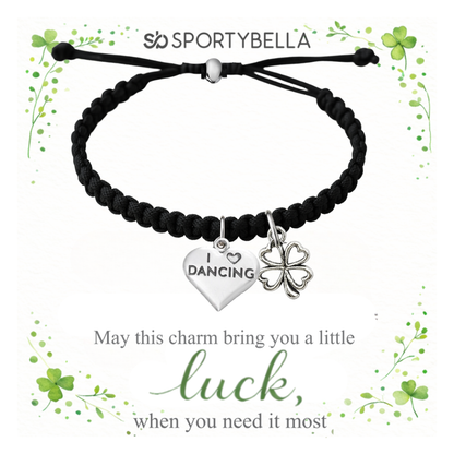 Sports Lucky Clover Rope Bracelet