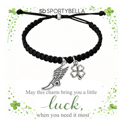 Sports Lucky Clover Rope Bracelet