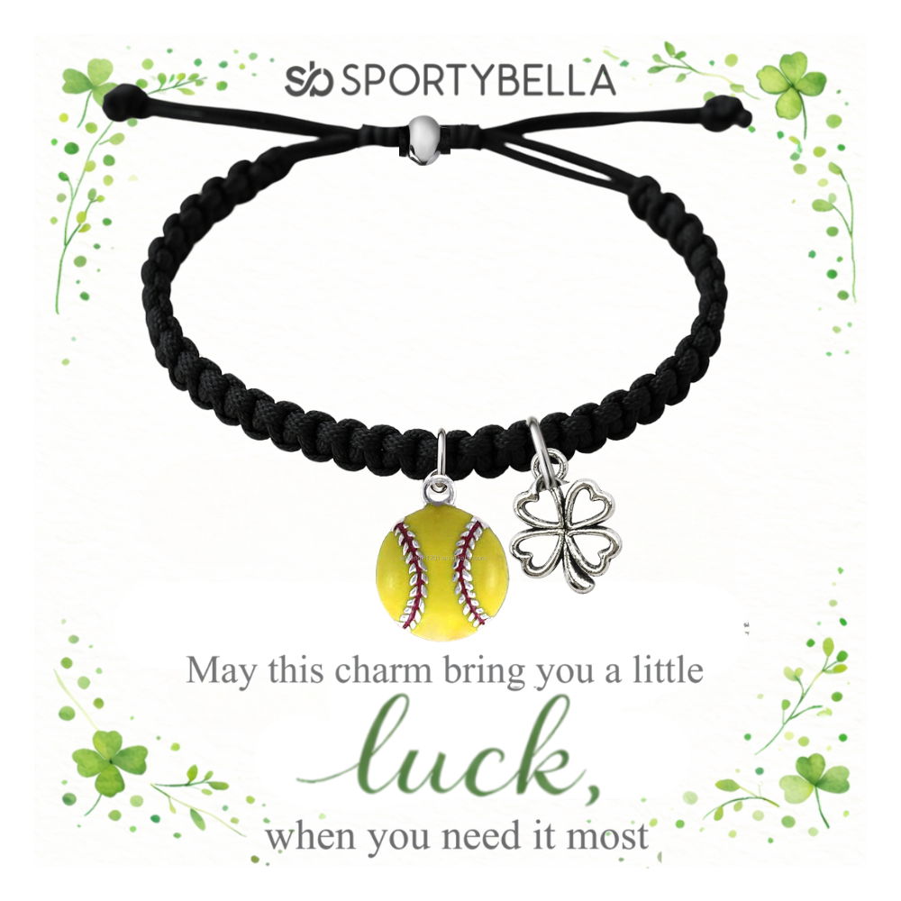 Sports Lucky Clover Rope Bracelet