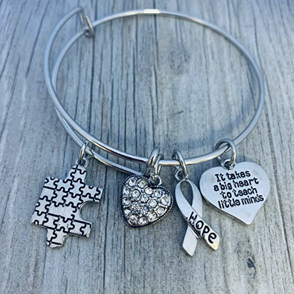 Autism Teacher Bracelet - Teachers Plant Seeds of Knowledge