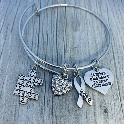 Autism Teacher Bracelet - Teachers Plant Seeds of Knowledge