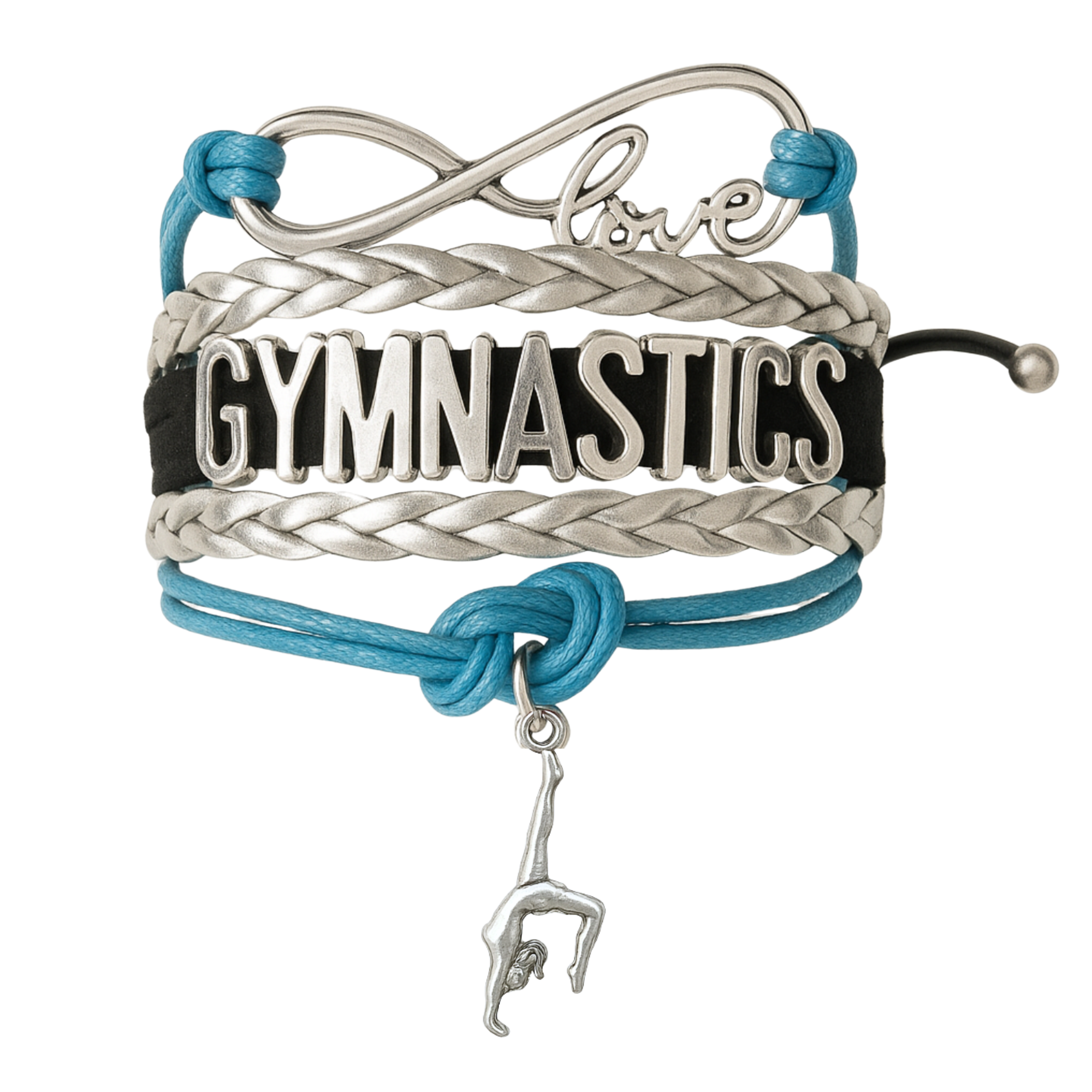 Girls Gymnastics Infinity Bracelet- 15 Colors